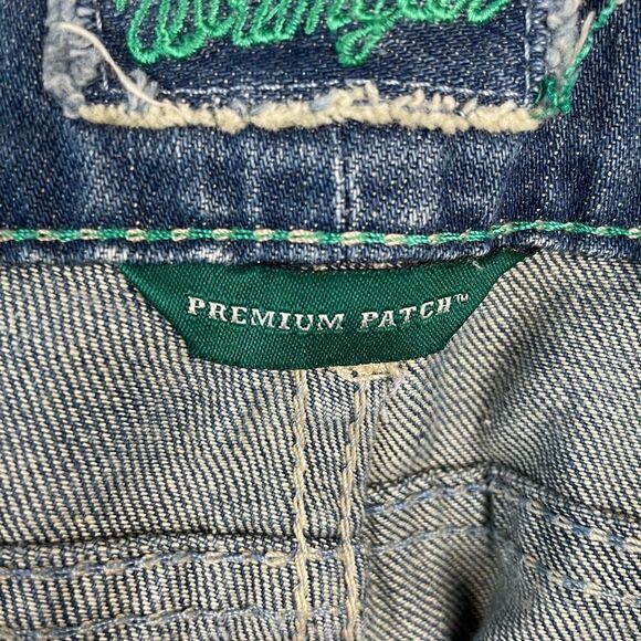 Wrangler Premium Patch Boot Cut Jeans Size 9/10X32 - Picture 7 of 8